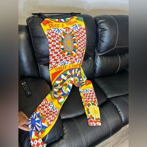 Dolce & Gabbana Multicolor Geometric Jumpsuit